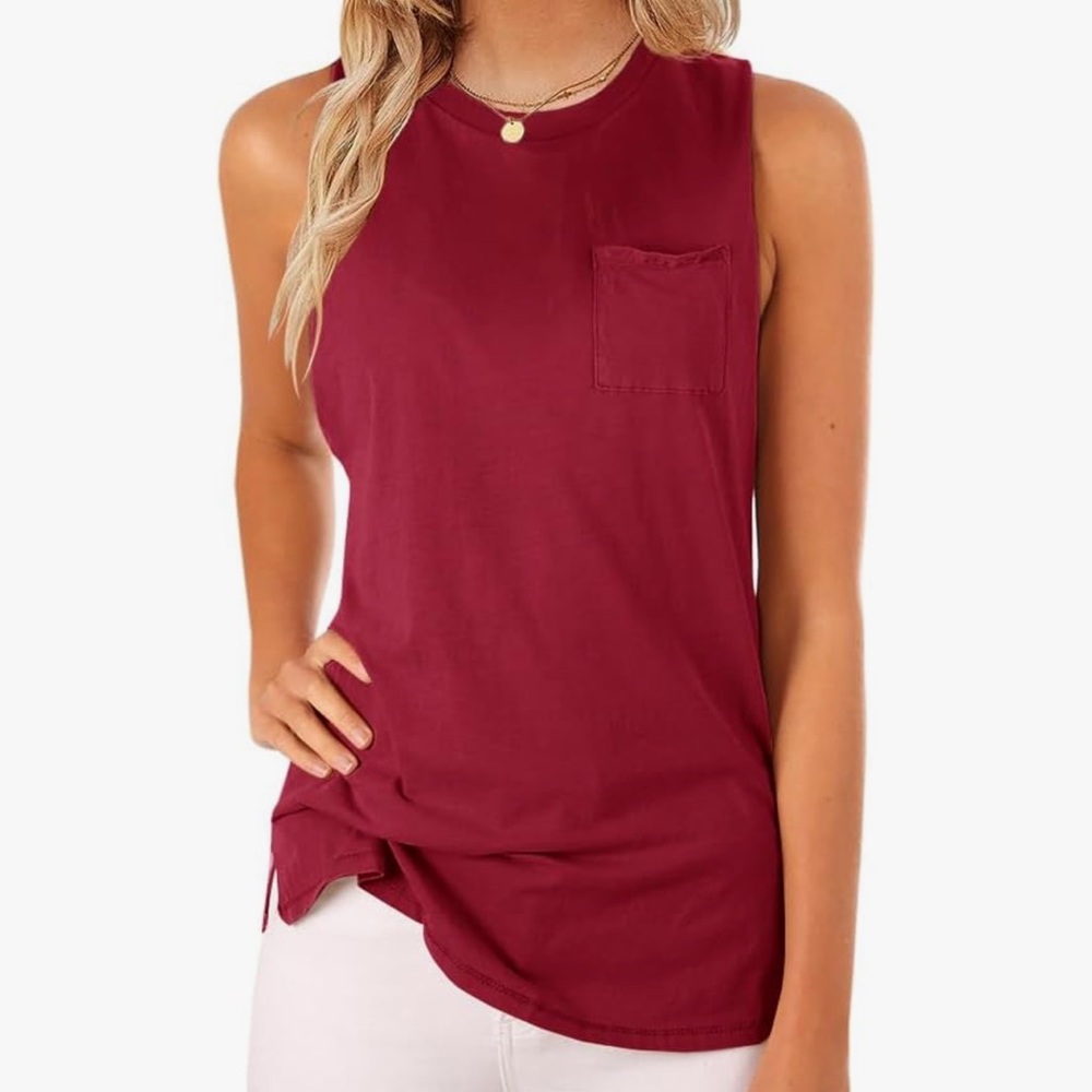 High neck tank top